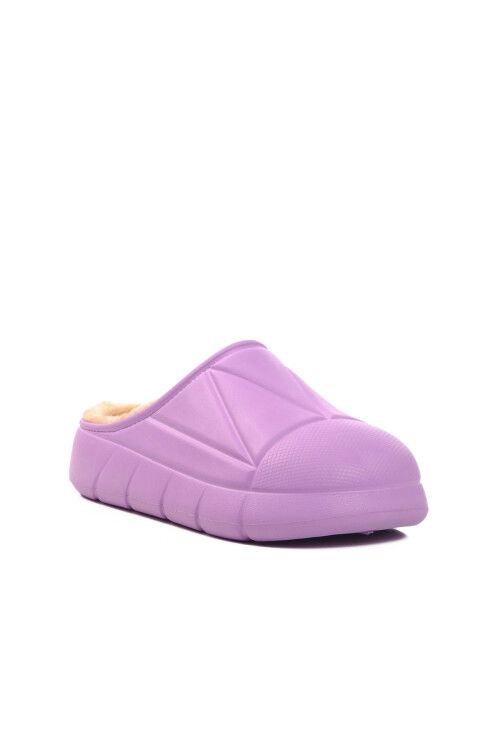 Lilac Furry Womens Slippers 712 Z