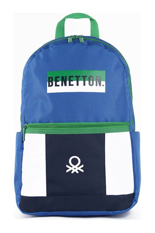 Blue-White Unisex Backpack 04275