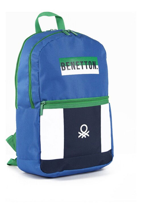 Blue-White Unisex Backpack 04275