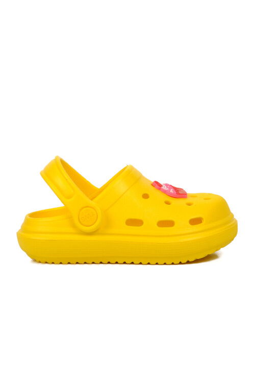 Yellow Unisex Sabo Kids Slippers 755 F