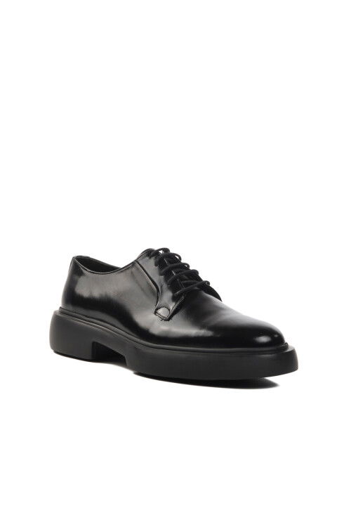 Black Open Genuine Leather Mens Classic Shoes Premium 160 M