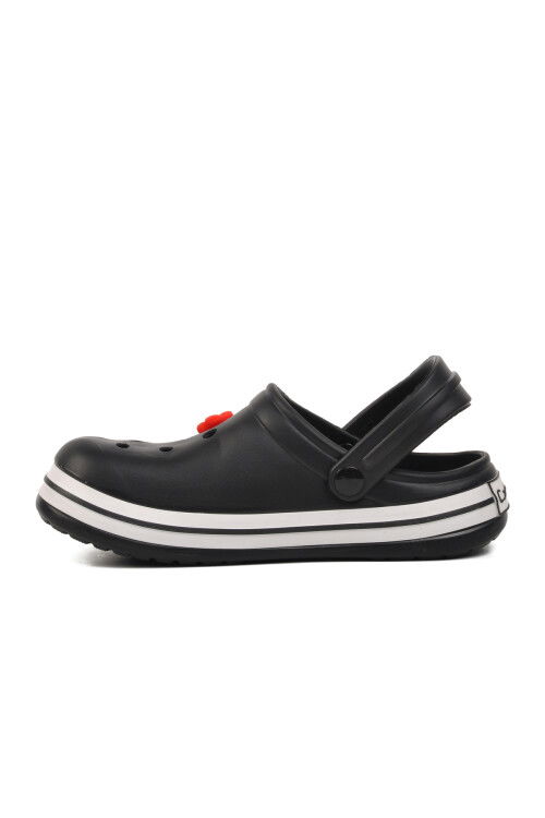 Black-White Womens Slippers 5001-TG