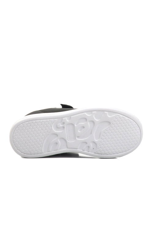 Black-White Unisex Kids Sports Shoes 150 F