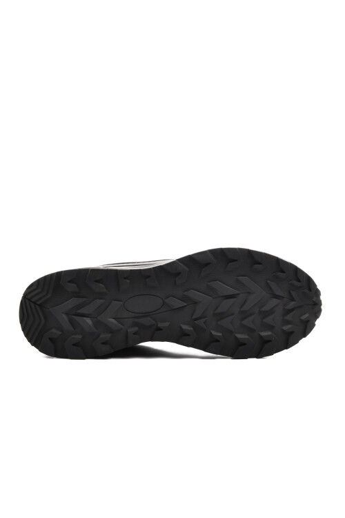 Black Polyester Blend Mens Sneakers BNI-11016 M