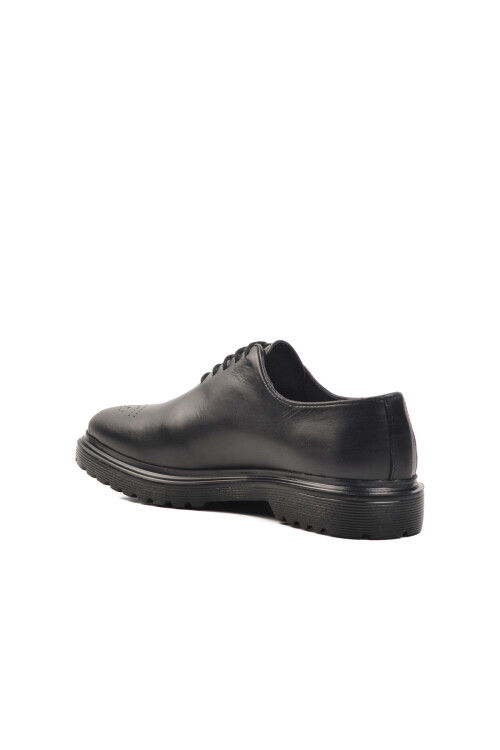 Black Genuine Leather Mens Classic Shoes Br-46003 M