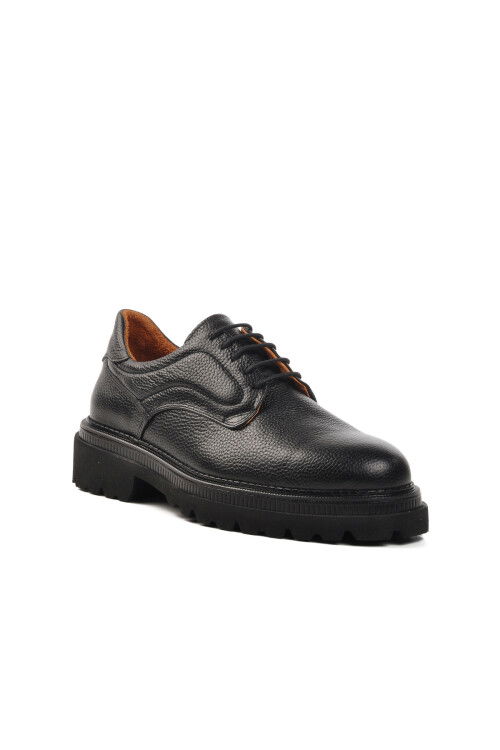 Black Floter Genuine Leather Mens Casual Shoes Premium 140 M