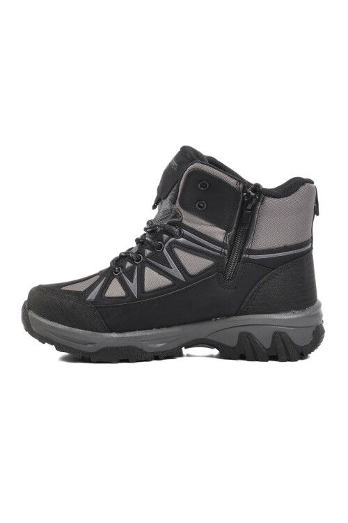 Black Smoked Polar Non-Slip Childrens Outdoor Boots 2301 F