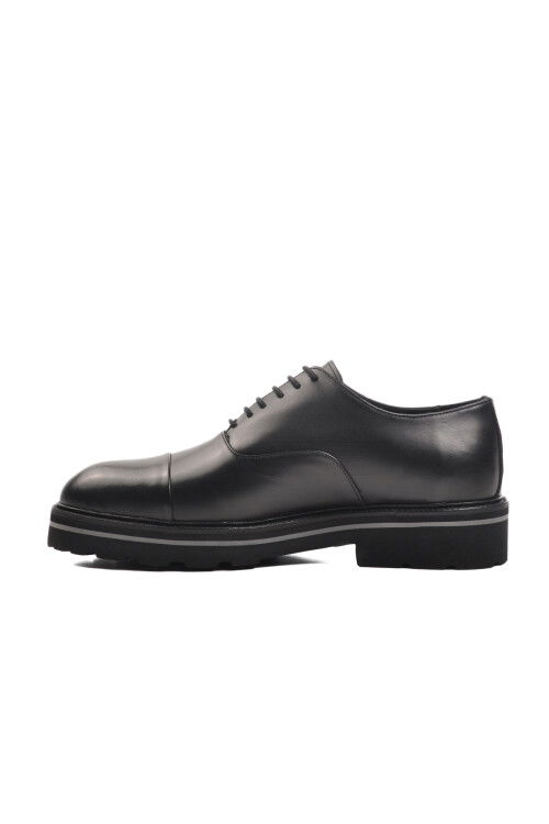Black Genuine Leather Mens Classic Shoes Premium 2874 M