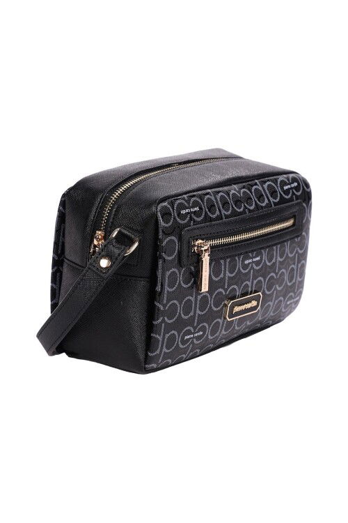 Black Womens Shoulder and Handbag 05PC24K845-PMN