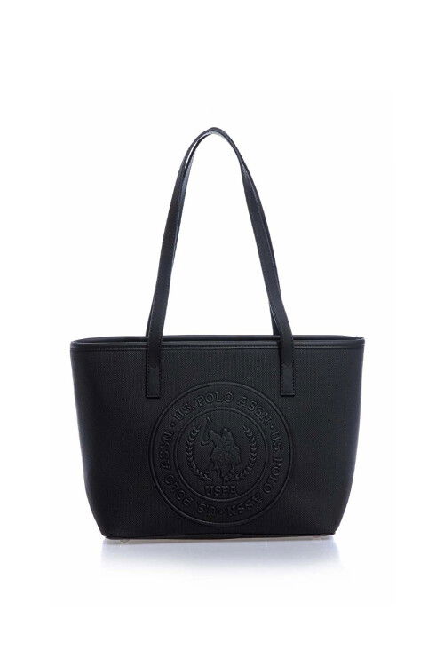 حقيبة كتف وحقيبة يد نسائية سوداء من يو إس بولو US24732