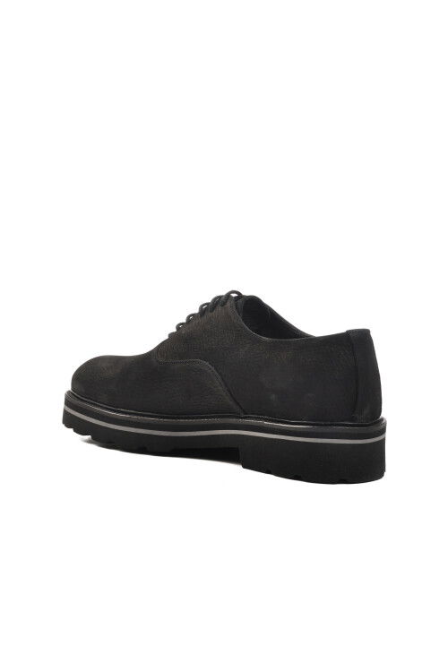 حذاء رجالي كلاسيكي فاخر من الجلد الطبيعي باللون الأسود من نوبوك 2875 M