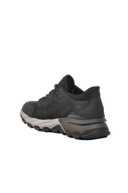 Black Nubuck Genuine Leather Mens Outdoor Shoes 250010 M