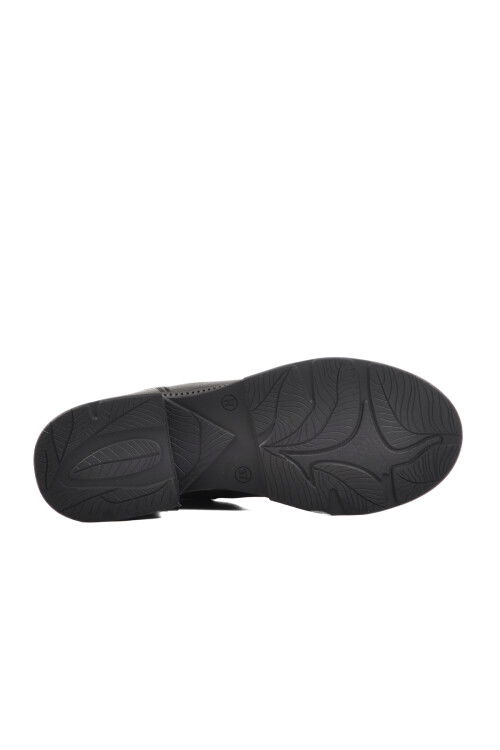 Black Nubuck Genuine Leather Womens Boots 2452701K Z