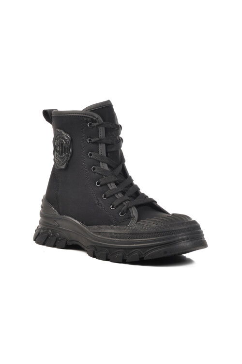 Black Fur Lined Womens Boots Serpentis Z