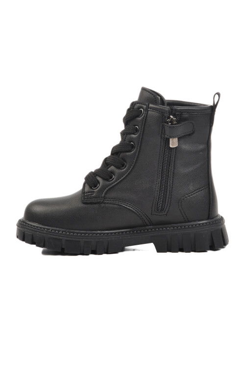 Black-Powder Fleece Inside Girls Boots 1791 P