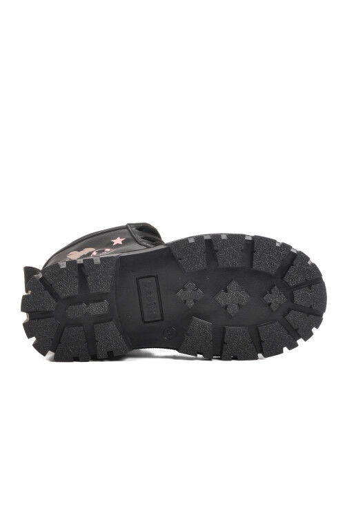 Black-Powder Fleece Inside Girls Boots 1791 P