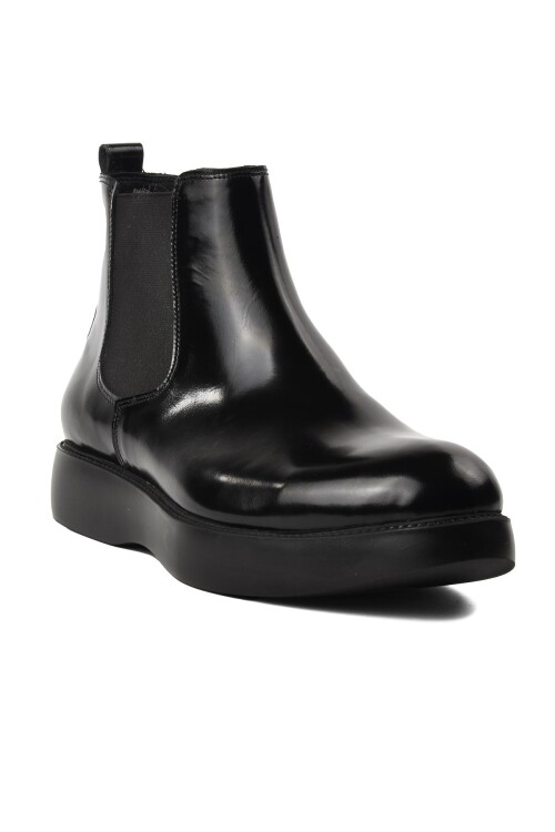 Siyah Rugan Hakiki Deri Erkek Chelsea Bot Premium 2999 M