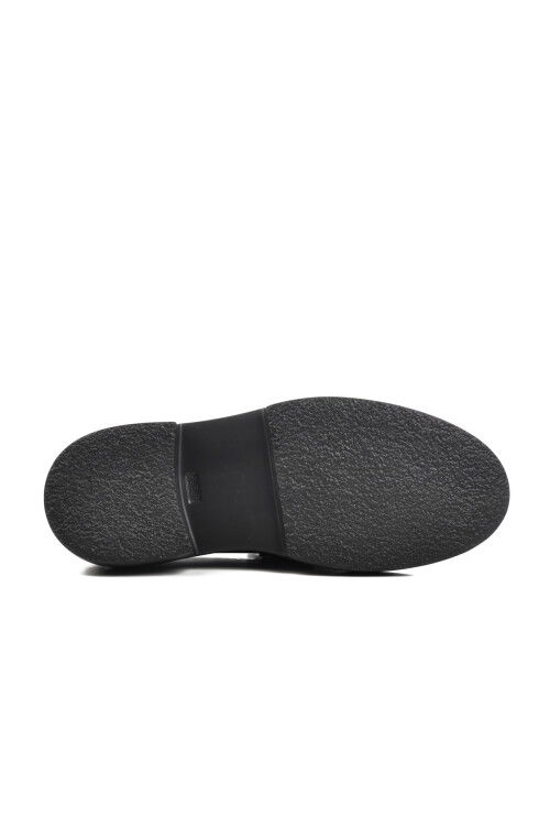 حذاء لوفر رجالي من الجلد الطبيعي باللون الأسود اللامع، بريميوم 1018 M