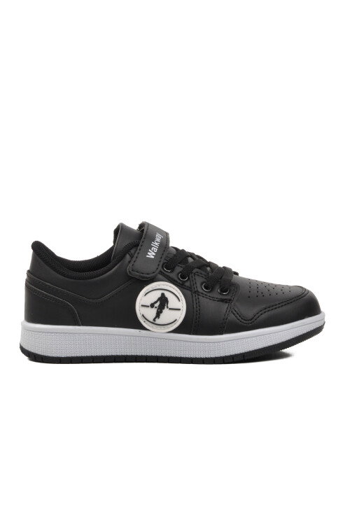 Siyah-Siyah-Beyaz  Çocuk Sneaker Sloga F