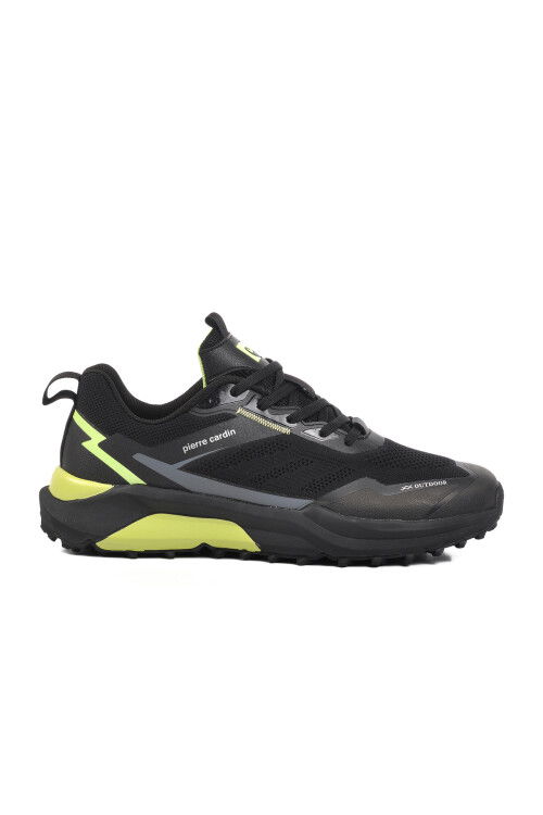 Black Textile Mens Sports Shoes PCI-11053 M