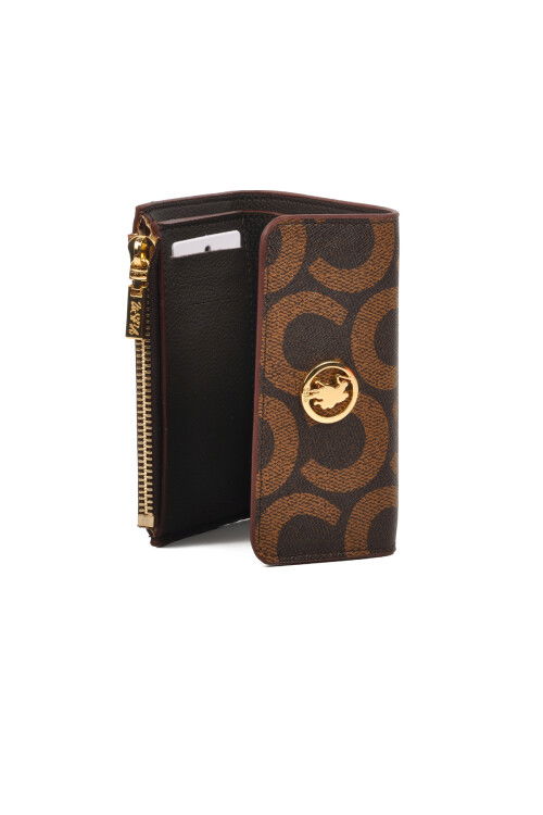 محفظة نسائية بنية USC24446