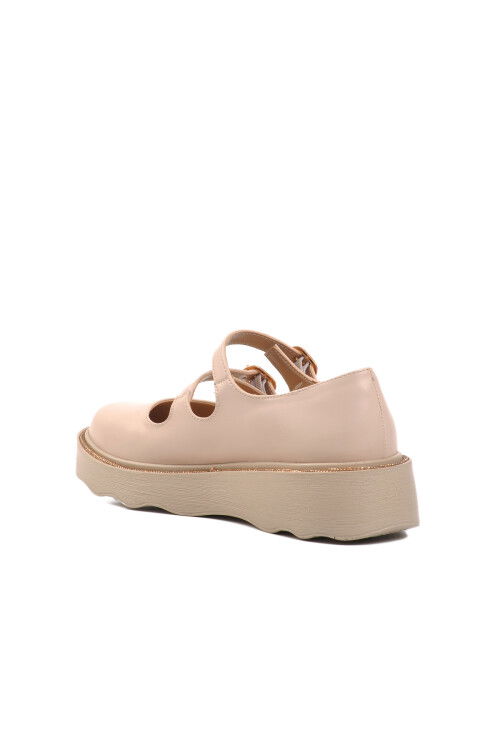 Beige Polyurethane Womens Casual Shoes 702163 Z