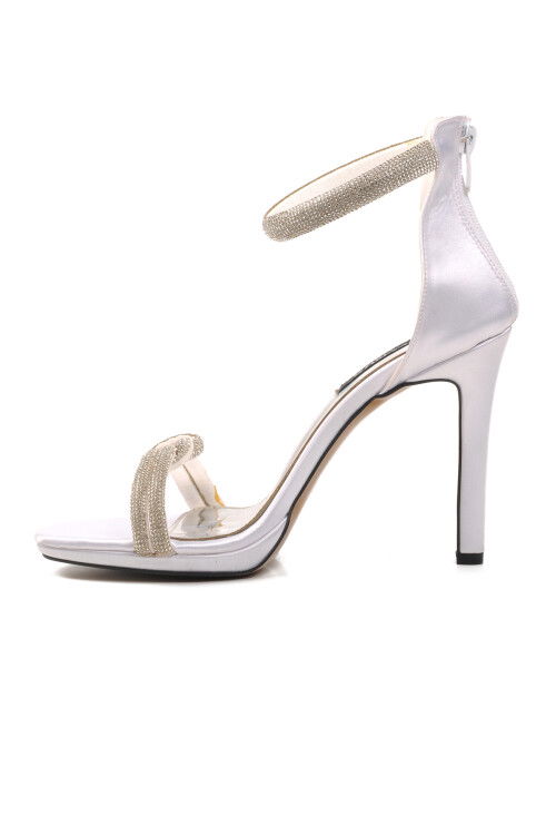 White Womens Evening Shoes 22241835 Z