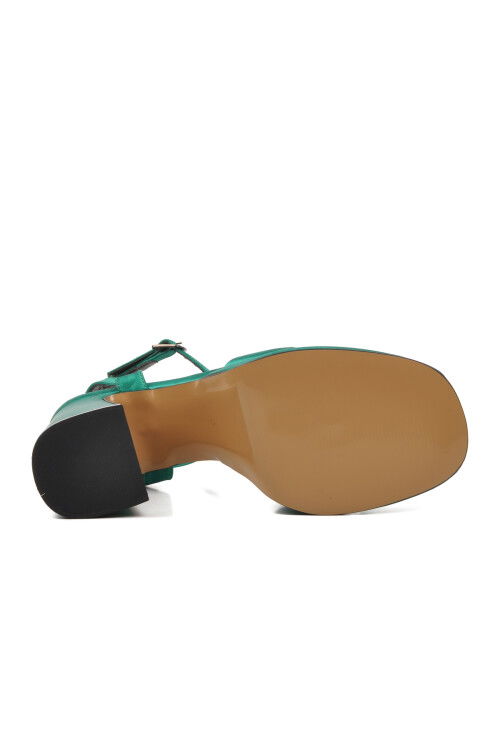 Green Satin Womens Evening Shoes 23101322Y Z