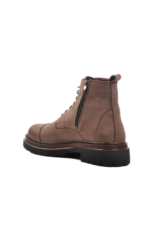 Mink Nubuck Genuine Leather Mens Boots Br-45002 M