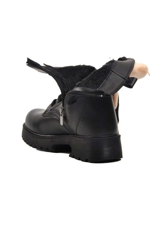 Siyah İçi Kürklü Kız Çocuk Bot Pegasi F