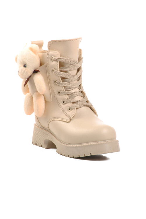 Pegasi P Beige Furry Girls Boots