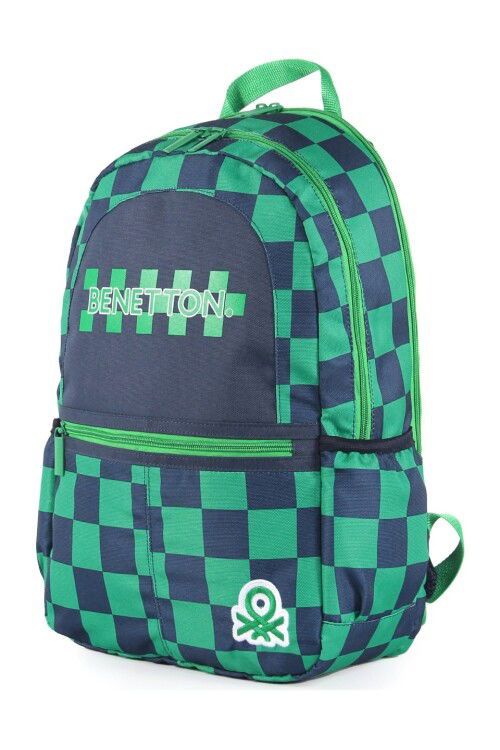 Yeşil-Lacivert Unisex Sırt Çantası 03773