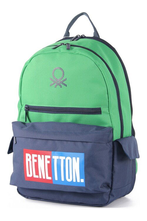 Green-Navy Unisex Backpack 03785
