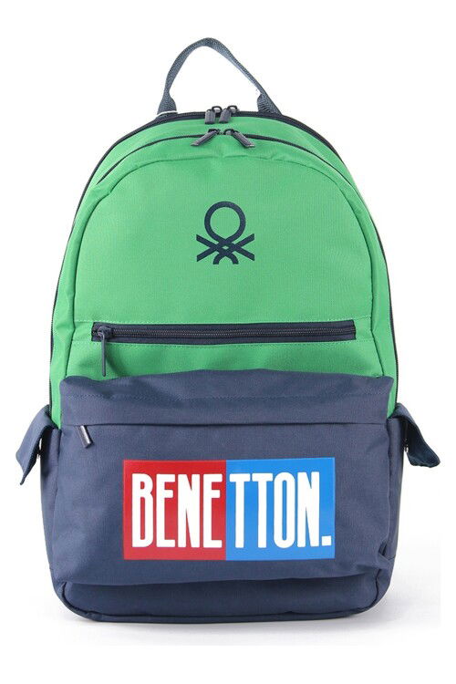 Green-Navy Unisex Backpack 03785