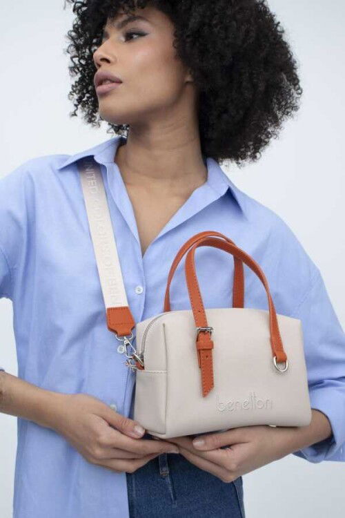 Beige Camel Womens Hand and Shoulder Bag BNT-1582