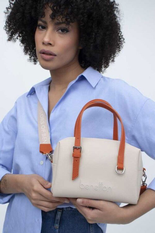 Beige Camel Womens Hand and Shoulder Bag BNT-1582