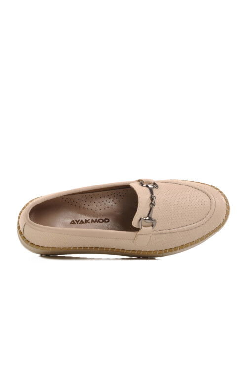 حذاء نسائي كاجوال خفيف الوزن باللون البيج 651562 Z