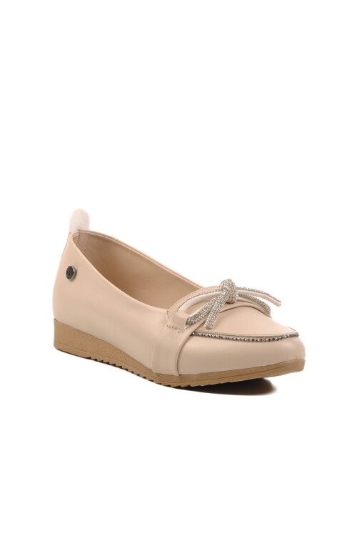 Beige Womens Ballerinas PC-53018 Z