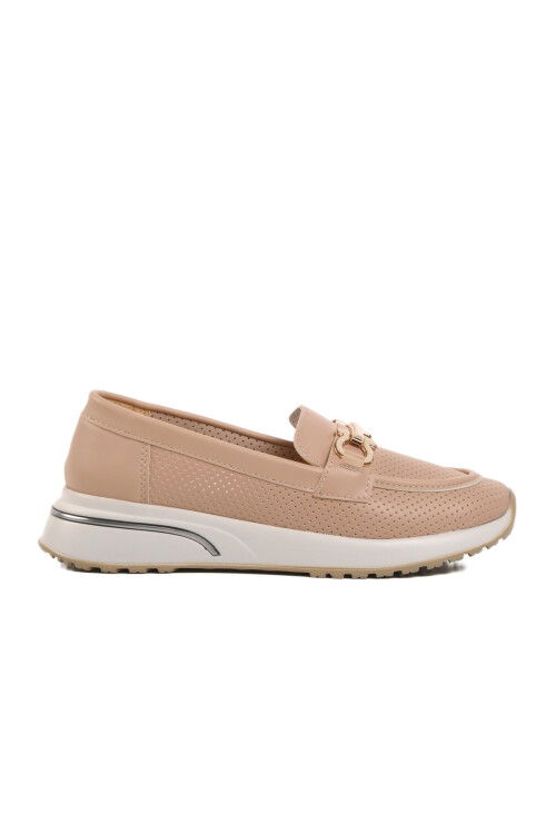 Beige Womens Casual Shoes 514524 Z