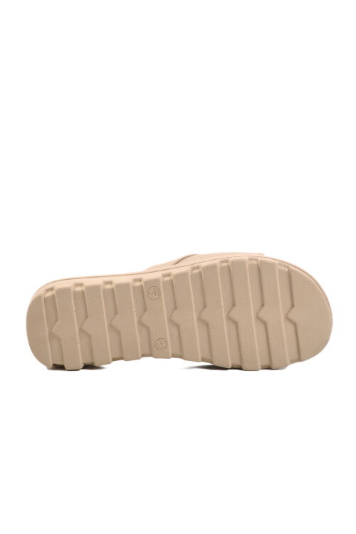 Beige Womens Slippers 581026 Z