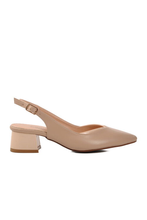 Beige Womens Evening Shoes 357115 Z