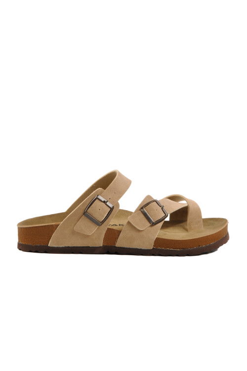 Beige Lightweight Unisex Slippers 20-320 G