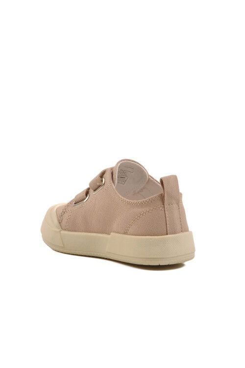 Beige Velcro Unisex Kids Sneakers 545 B