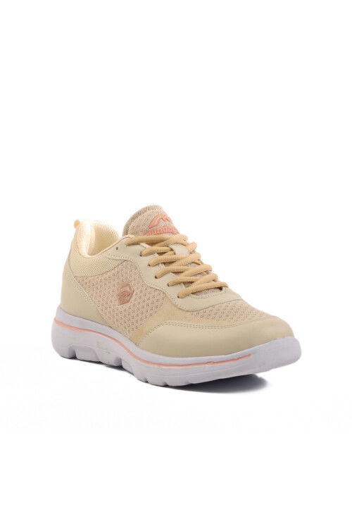 Beige Mesh Lightweight Unisex Sneakers Z-5496 G
