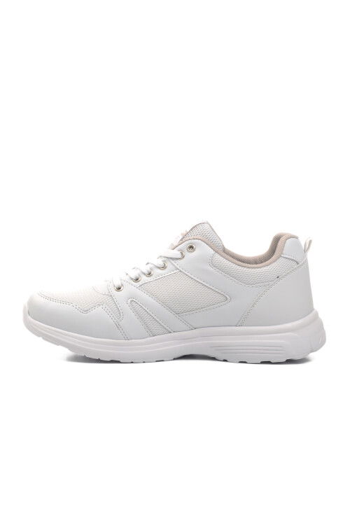 White Mesh Lightweight Mens Sneakers 020 M