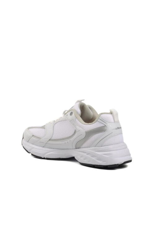 White Silver Mesh Mens Sneakers Run M
