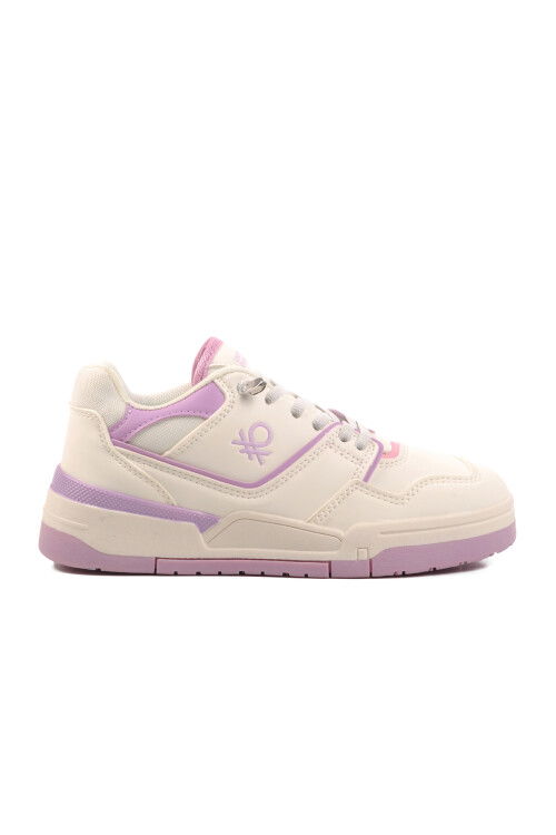 White Lilac Kids Sports Shoes BNI-10082 F
