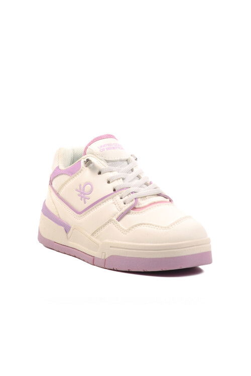 White Lilac Kids Sports Shoes BNI-10082 F
