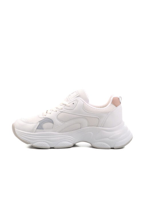 White Blue Mesh Womens Sneakers 164 G