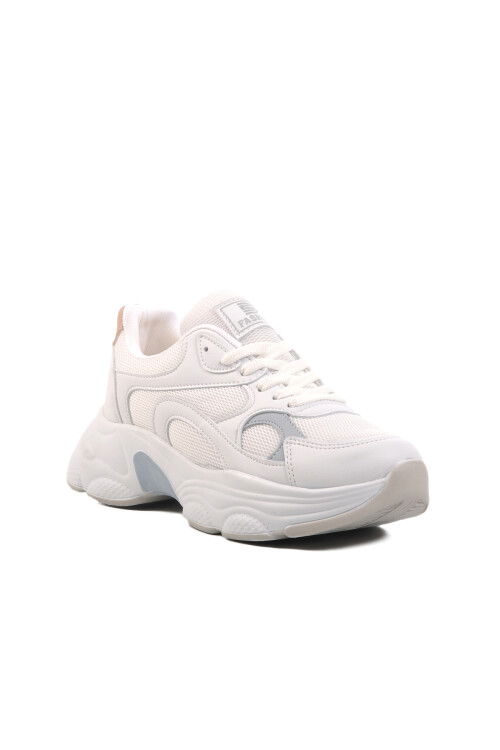 White Blue Mesh Womens Sneakers 164 G